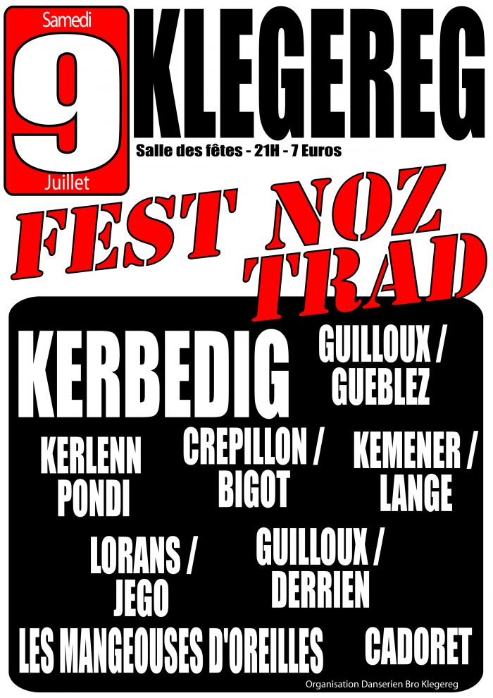 2016 25 ans affiche fest noz DBK