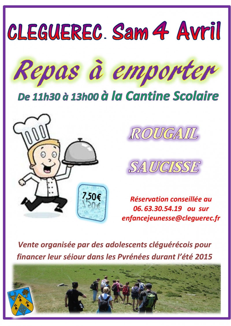 Affiche repas 2015