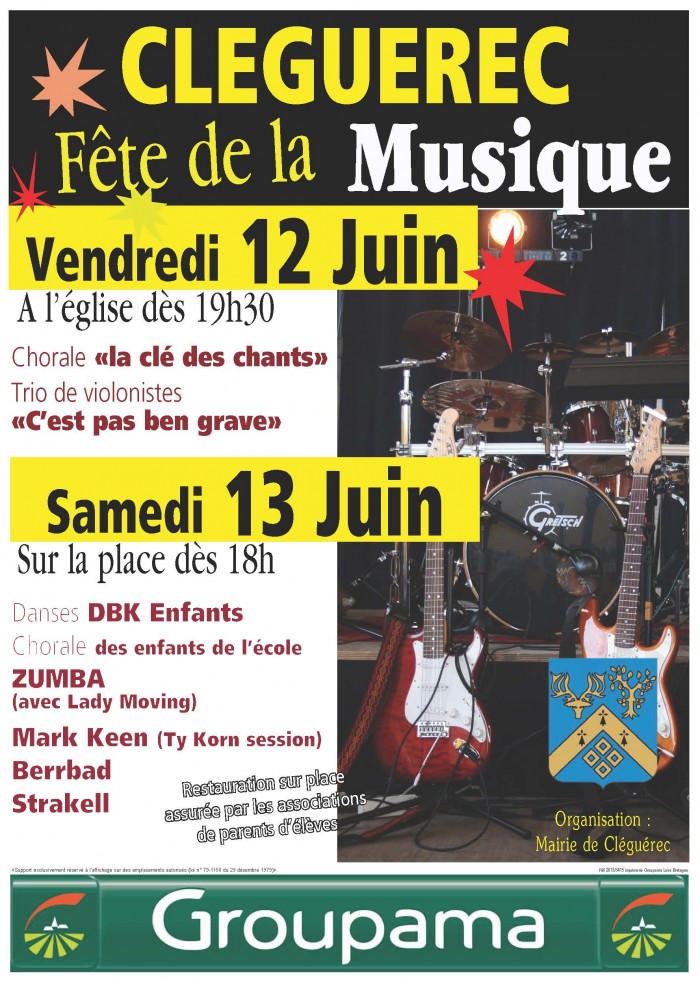 Cleguerec Fête de la musique 2015