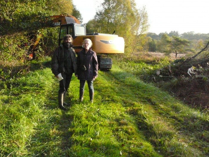 Daniel Garrin de Bretagne Vivante et Martine Auffret