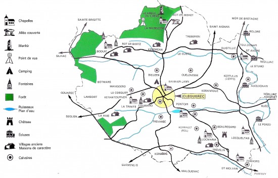 Plan touristique Plan touristique