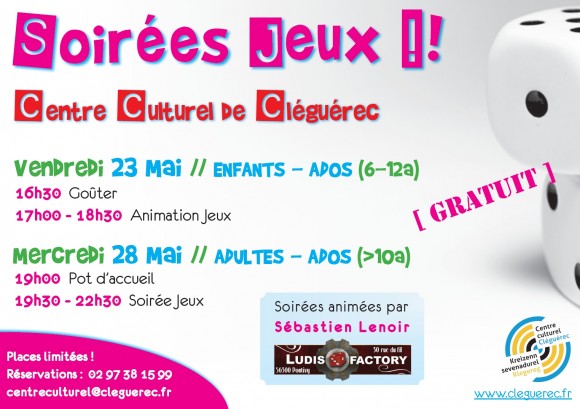 affiche Soirées Jeux