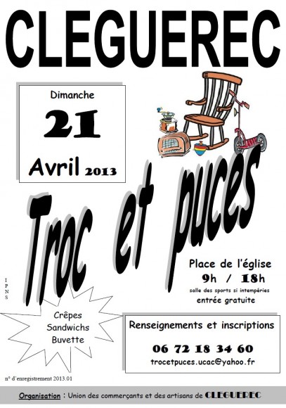 affiche troc et puces UCAC