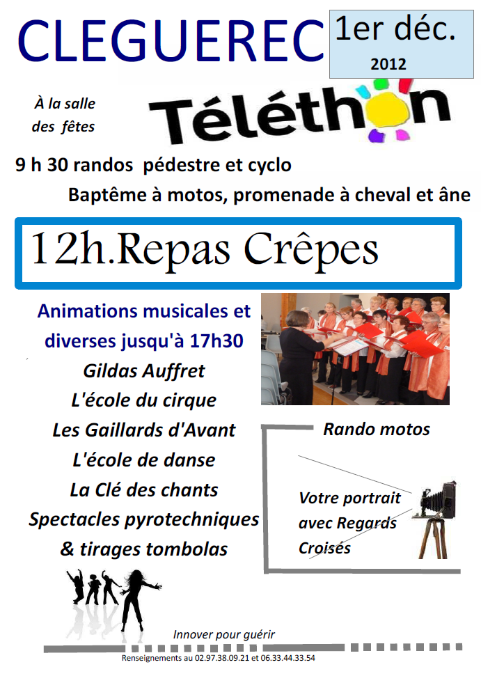 affiche téléthon 2012