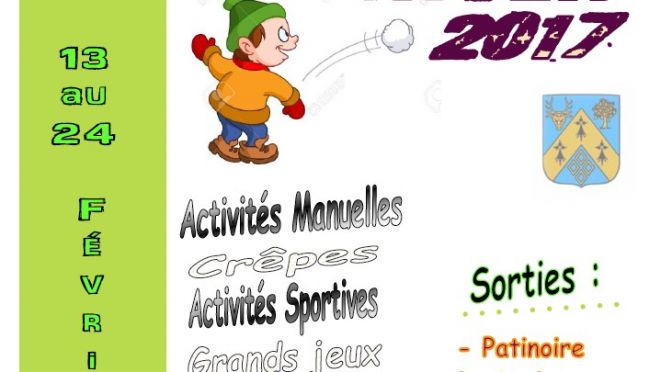 Accueil de Loisirs – Vacances de Février 2017