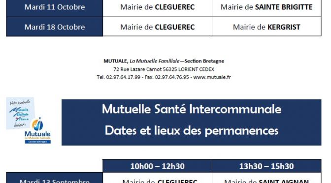 Mutuelle Santé Intercommunale : Permanences