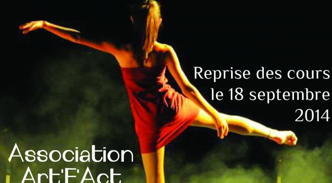 Art&rsquo;F&rsquo;Act – Reprise des cours de Modern Jazz