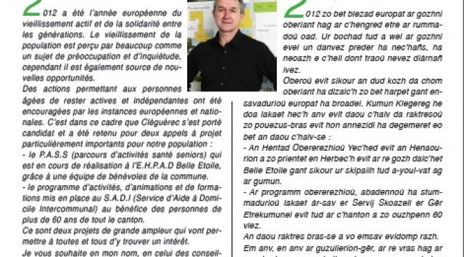 Bulletin municipal de Janvier