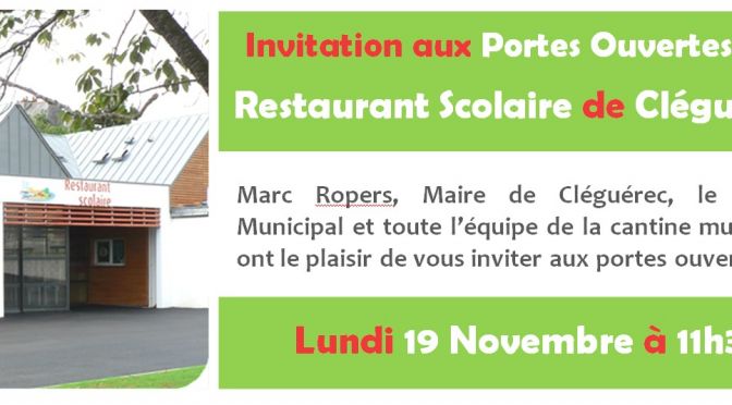 Portes ouvertes au restaurant scolaire