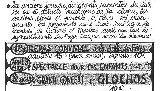 80 ans du Foyer Laïque – Samedi 14 Mai 2016