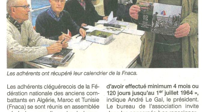 Des nouvelles de la FNACA